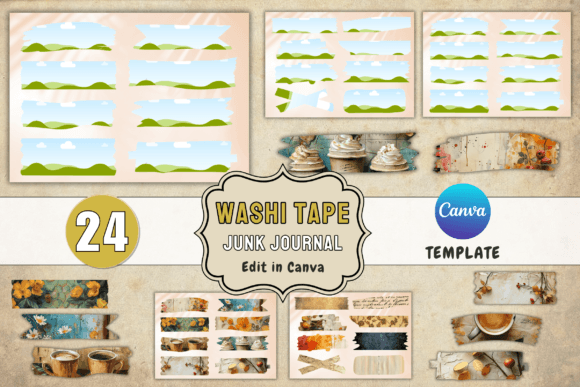 Download Canva Washi Tape Template Canva Frames - Premium Resources
