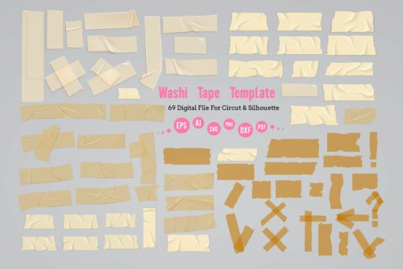 Download Washi Tape Template Svg | Washi Tape Svg - Washi tape Collection