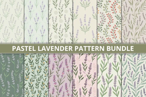 Download Pastel Lavender Pattern Bundle - Pastel Collection
